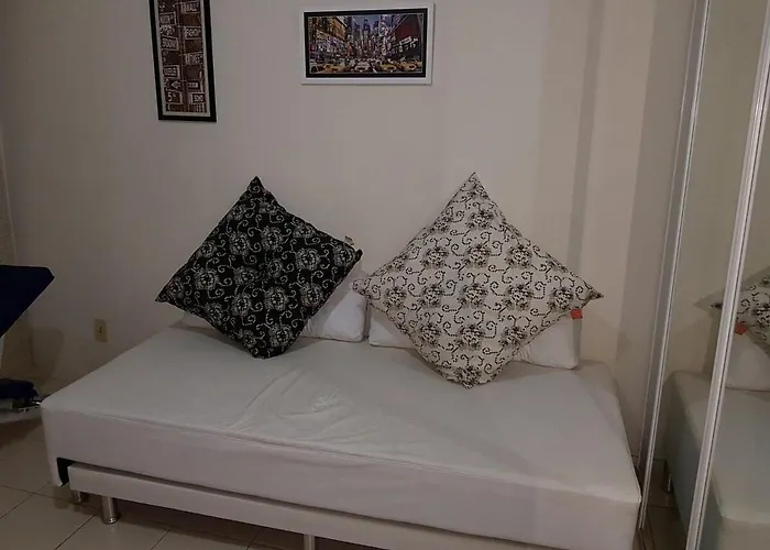 Flat 2 Suites Em Ipanema Sala Cozinha 2 Banheiros